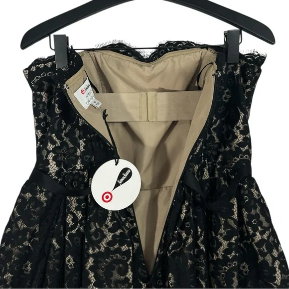 NWT Neiman Marcus x Target ROBERT RODRIGUEZ Womens SZ 10 Black Lace Party  DRESS